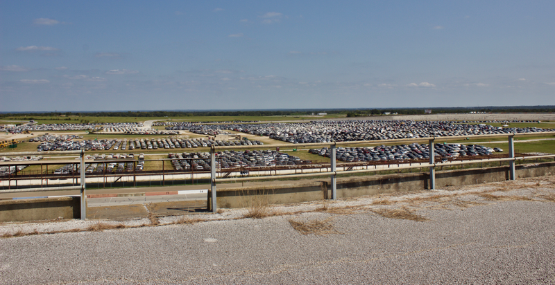 Illustration for article titled Thousands Of Flooded Hurricane Cars Finally Killed Texas World Speedway